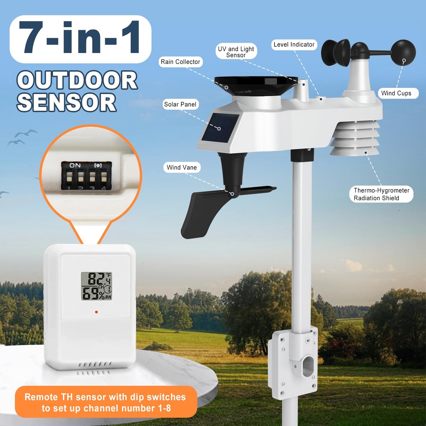 7-in-1 WiFi Weather Station