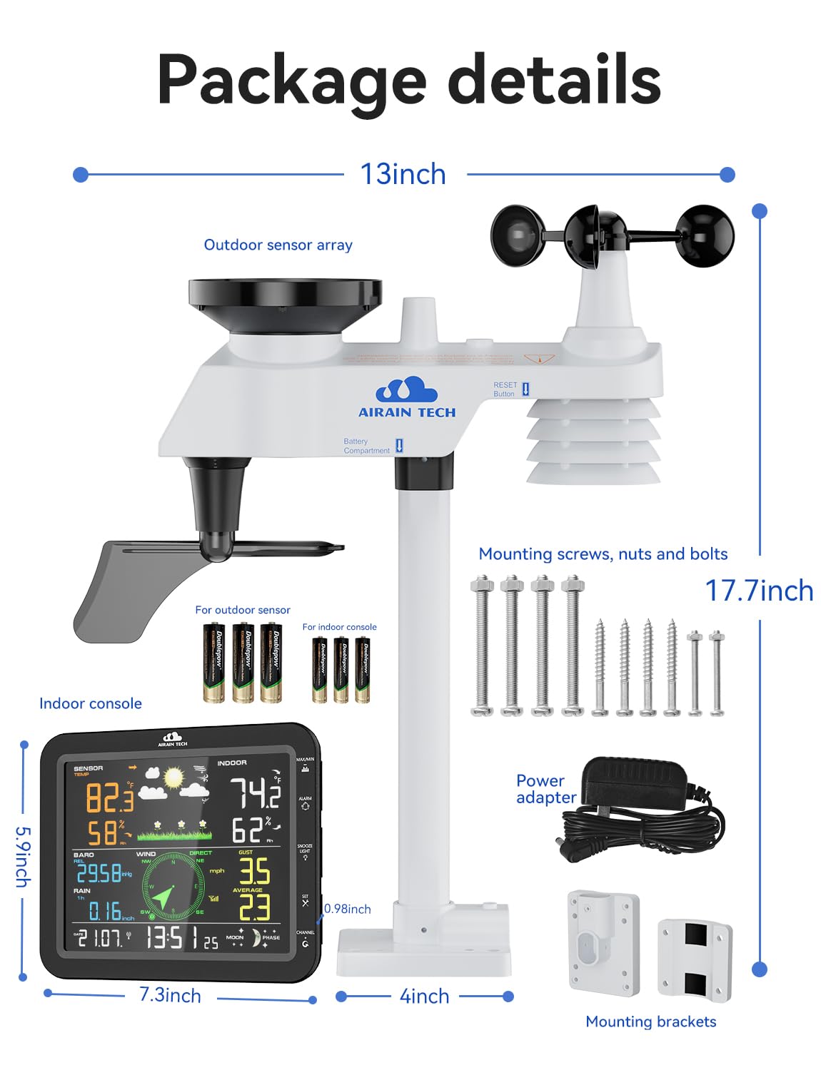 10-in-1 Wireless Weather Station