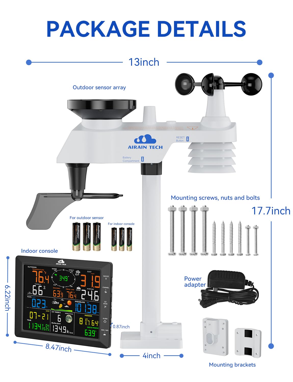 14-in-1 Wireless Weather Station